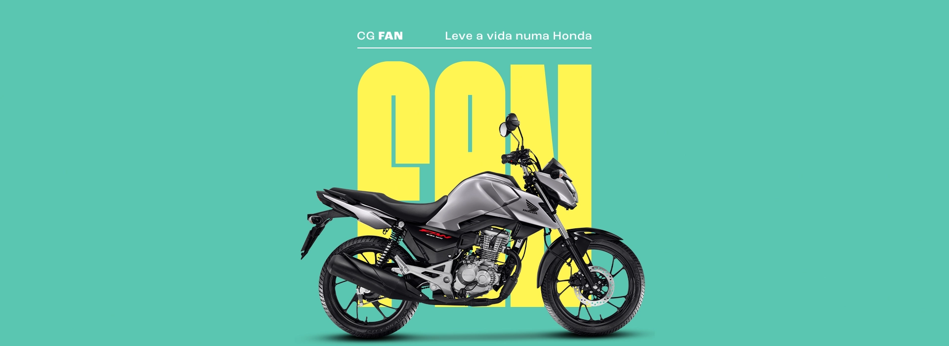 Honda Fan 160 vista lateral