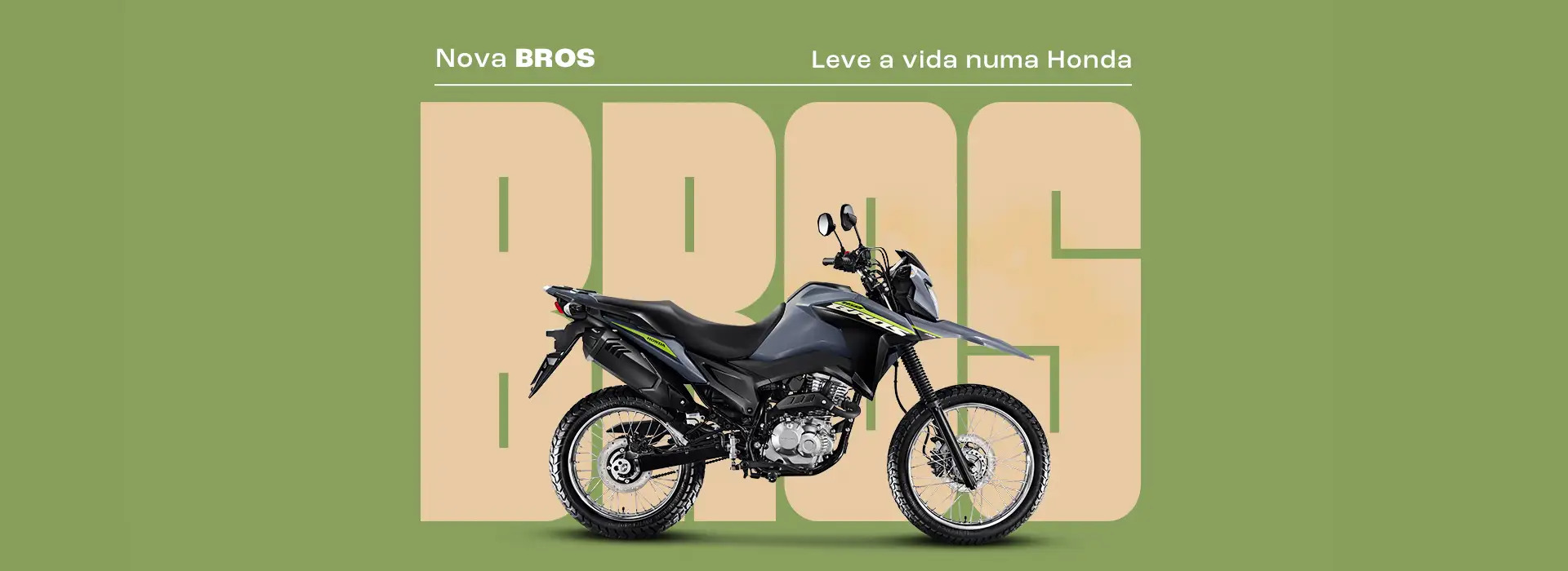 Honda Bros 160 vista lateral